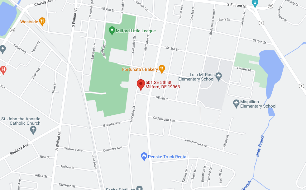 Milford map