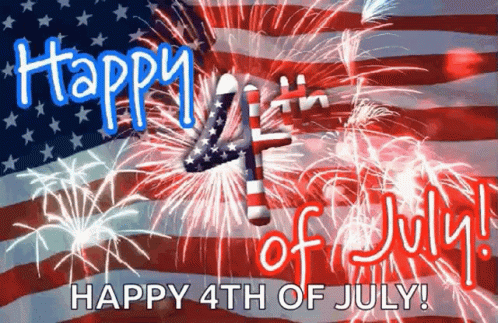 Happy 4th of July fireworks
